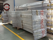 Export aluminum alloy fence welding